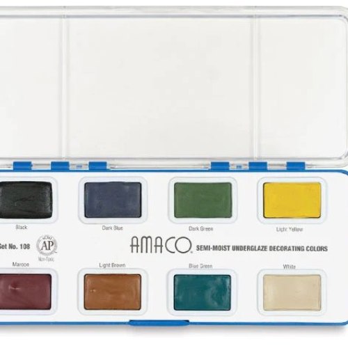 Amaco Semi Moist Underglaze Watercolours Amaco Semi Moist Underglaze Watercolours