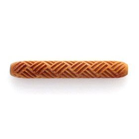 MKM Basketweave Wooden Hand Roller HR-23 MKM Basketweave Wooden Hand Roller HR-23