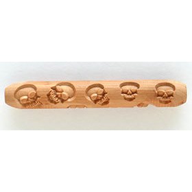 MKM Skulls Wooden Hand Roller HR-33 MKM Skulls Wooden Hand Roller HR-33
