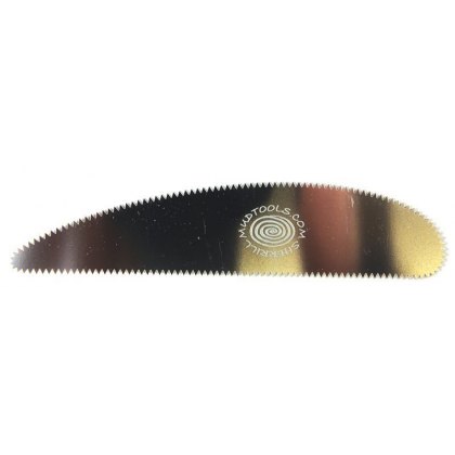 Mudtool Long Scraper Rib Serrated