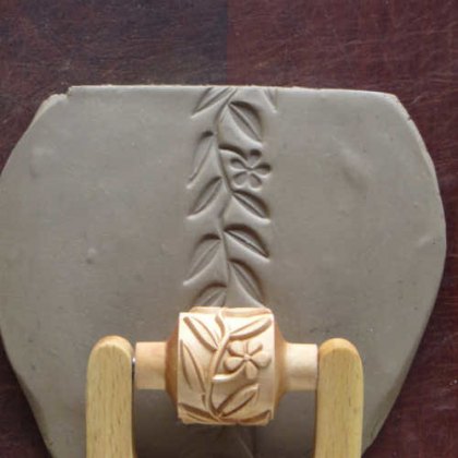 MKM Roller 3cm Flowers & Leaves RM-046 MKM Roller 3cm Flowers & Leaves RM-046