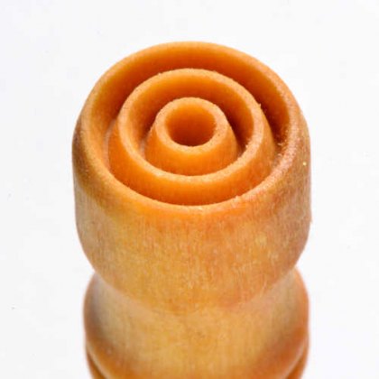 Small Debossed Circle MKM Stamp