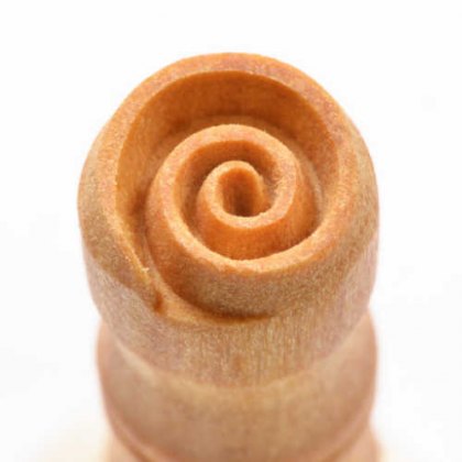 Small Debossed Spiral MKM Stamp
