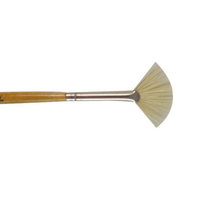 White Fan Brush 20mm White Fan Brush 20mm
