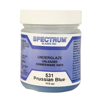Spectrum Prussian Blue Underglaze Spectrum Prussian Blue Underglaze