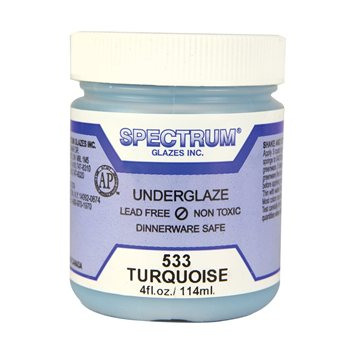 Spectrum Turquoise Underglaze Spectrum Turquoise Underglaze
