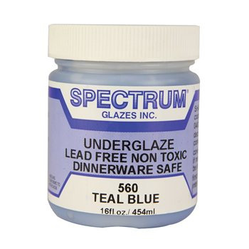Spectrum Teal Blue Underglaze Spectrum Teal Blue Underglaze