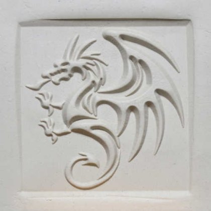 MKM Large Square Dragon Stamp SSL-072 MKM Large Square Dragon Stamp SSL-072