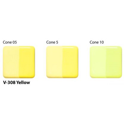 Yellow Amaco Velvet Underglaze V308 Yellow Amaco Velvet Underglaze V308