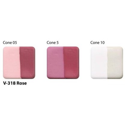 Rose Amaco Velvet Underglaze V318 Rose Amaco Velvet Underglaze V318