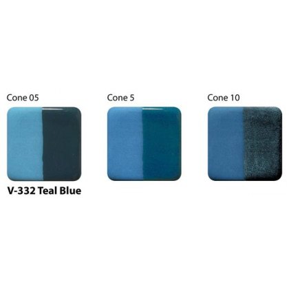 Teal Blue Amaco Velvet Underglaze V332 Teal Blue Amaco Velvet Underglaze V332