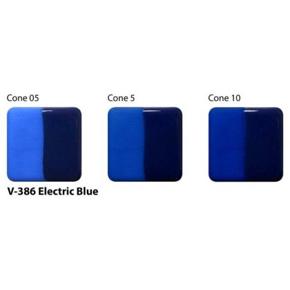 Electric Blue Amaco Velvet Underglaze V386 Electric Blue Amaco Velvet Underglaze V386