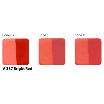Bright Red Amaco Velvet Underglaze V387 Bright Red Amaco Velvet Underglaze V387