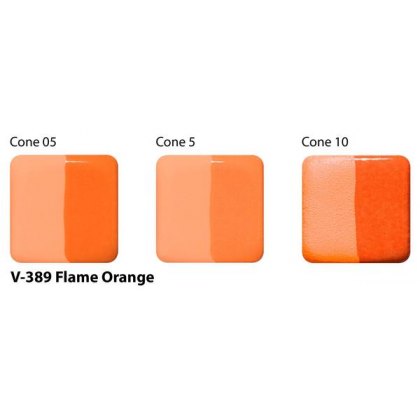 Flame Orange Amaco Velvet Underglaze V389 Flame Orange Amaco Velvet Underglaze V389