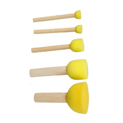Short Handled Circular Sponge Dabbers Short Handled Circular Sponge Dabbers
