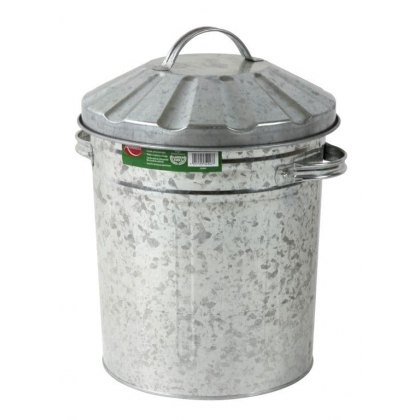 Galvanized Metal Smoke Mini Bin Galvanized Metal Smoke Mini Bin