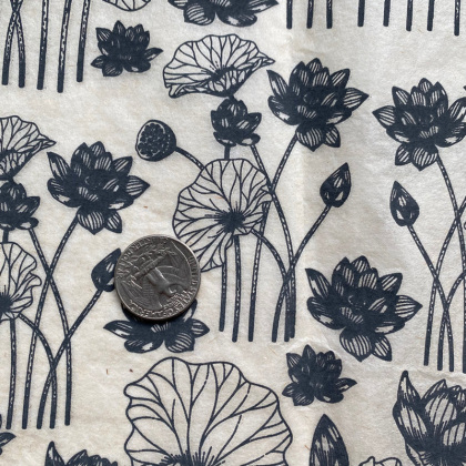 Lotus Flowers Underglaze Transfer Sheet