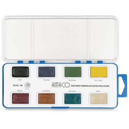 Amaco Semi Moist Underglaze Decorating Watercolors Amaco Semi Moist Underglaze Decorating Watercolors