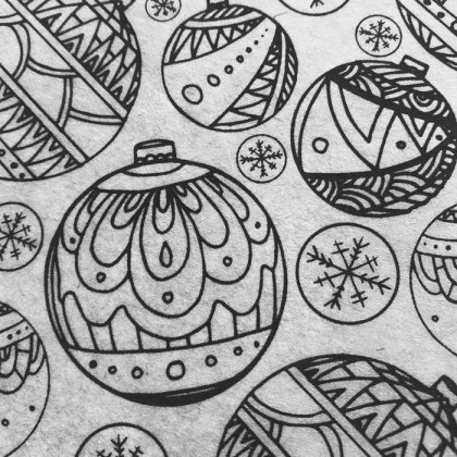 Ornaments Underglaze Transfer Sheet