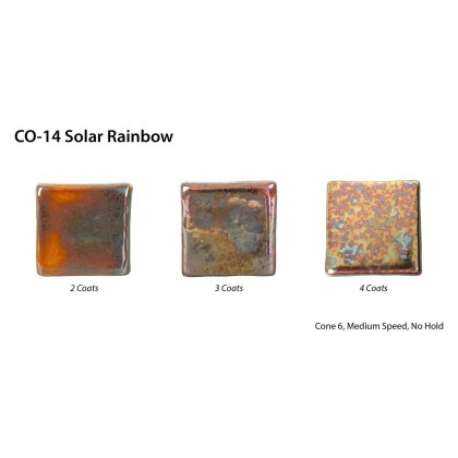 Solar Rainbow Amaco Cosmos Glaze Solar Rainbow Amaco Cosmos Glaze