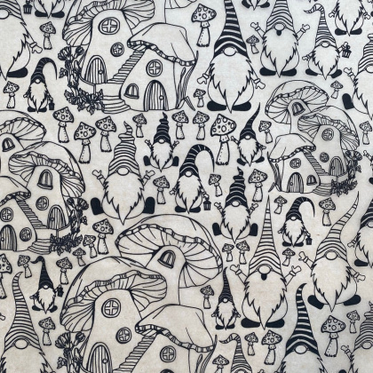 Gnomes Underglaze Transfer Sheet- Black
