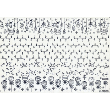 Holiday Lights Underglaze Transfer Sheet