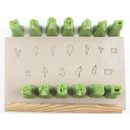 Mini House Flowers Stamp Set