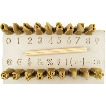 Futura Number 10cm Stamp Set Futura Number 10cm Stamp Set