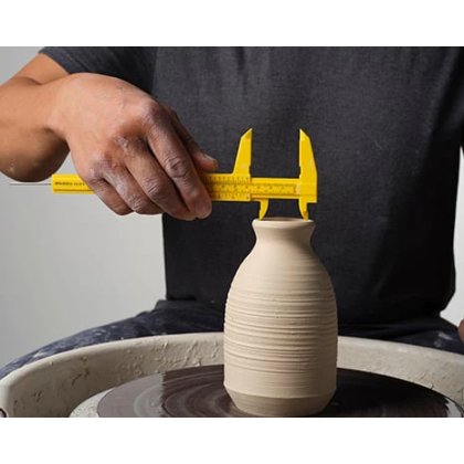 Xiem Potters Clay Gauge Caliper and Depth Measurement Tool Xiem Potters Clay Gauge Caliper and Depth Measurement Tool