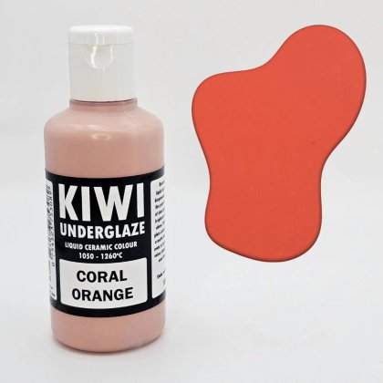 Coral Orange Underglaze Coral Orange Underglaze