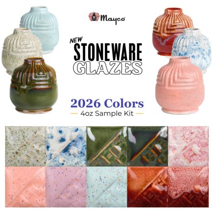 Mayco Stoneware 2026 Glaze Kit 4oz Mayco Stoneware 2026 Glaze Kit 4oz
