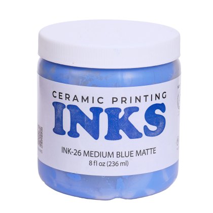 Medium Blue Matte Ink Medium Blue Matte Ink