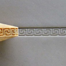 MKM Finger Roller Square Greek Key MKM Finger Roller Square Greek Key