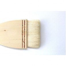 Flat Hake Pottery Brush 75mm