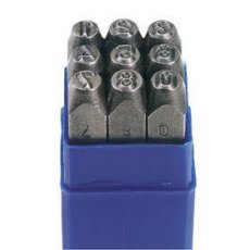 Metal Number Stamp Set Metal Number Stamp Set