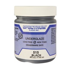 Spectrum Black Underglaze Spectrum Black Underglaze