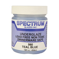 Spectrum Teal Blue Underglaze Spectrum Teal Blue Underglaze