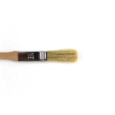 White Hair Flat Lacquer Pottery Brush 12.5mm White Hair Flat Lacquer Pottery Brush 12.5mm
