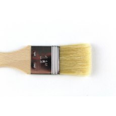White Hair Flat Lacquer Pottery Brush 38mm White Hair Flat Lacquer Pottery Brush 38mm