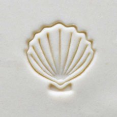 Medium Scallop Shell MKM Stamp Medium Scallop Shell MKM Stamp