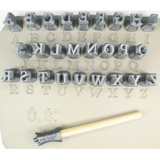 Uppercase Alphabet Letter Stamps 10mm