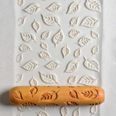 MKM Falling Leaves Wooden 12cm BIG Hand Roller BHR-12 MKM Falling Leaves Wooden 12cm BIG Hand Roller BHR-12