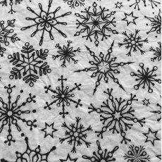 Snowflakes Underglaze Transfer Sheet Snowflakes Underglaze Transfer Sheet