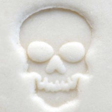 Small Debossed Skull MKM Stamp Small Debossed Skull MKM Stamp
