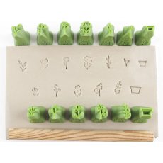 Mini House Flowers Stamp Set