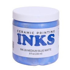 Medium Blue Matte Ink Medium Blue Matte Ink