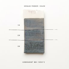 Grey Feather Earthenware Glaze 9420 Grey Feather Earthenware Glaze 9420