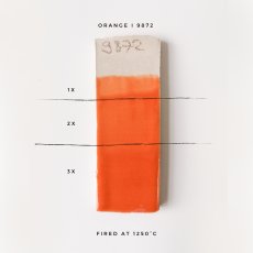 Orange Opaque Stoneware Glaze Orange Opaque Stoneware Glaze