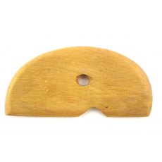 Box Wood Rib Large Half Moon With Notch Box Wood Rib Large Half Moon With Notch