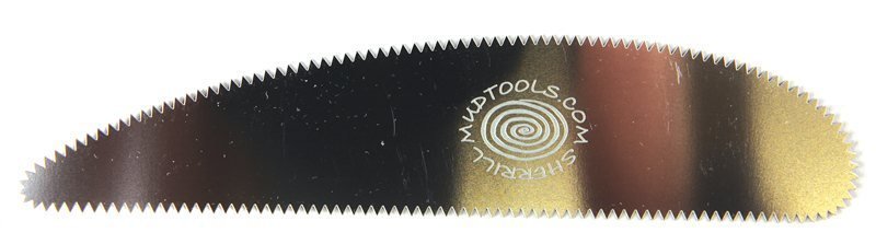 Mudtool Long Scraper Rib Serrated Mudtool Long Scraper Rib Serrated